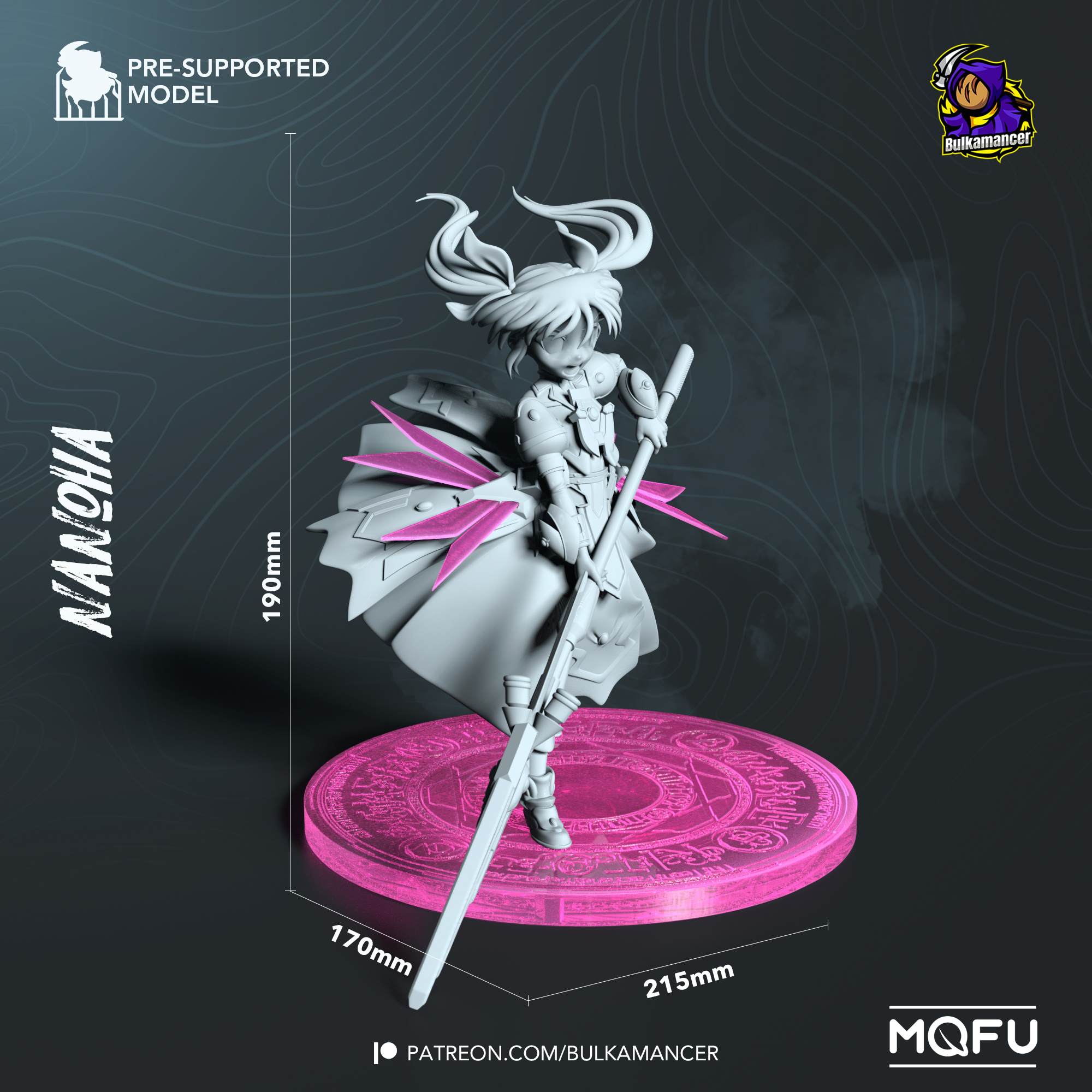 Magical Girl Lyrical Nanoha Nanoha Takamachi Action Figure