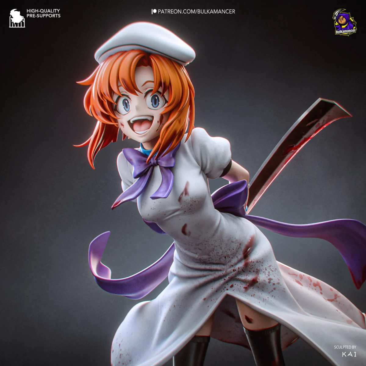 KAIYODO 1/6 Rena フィギュア Higurashi No Naku Koro Ni – Rena Ryugu Action Figure
