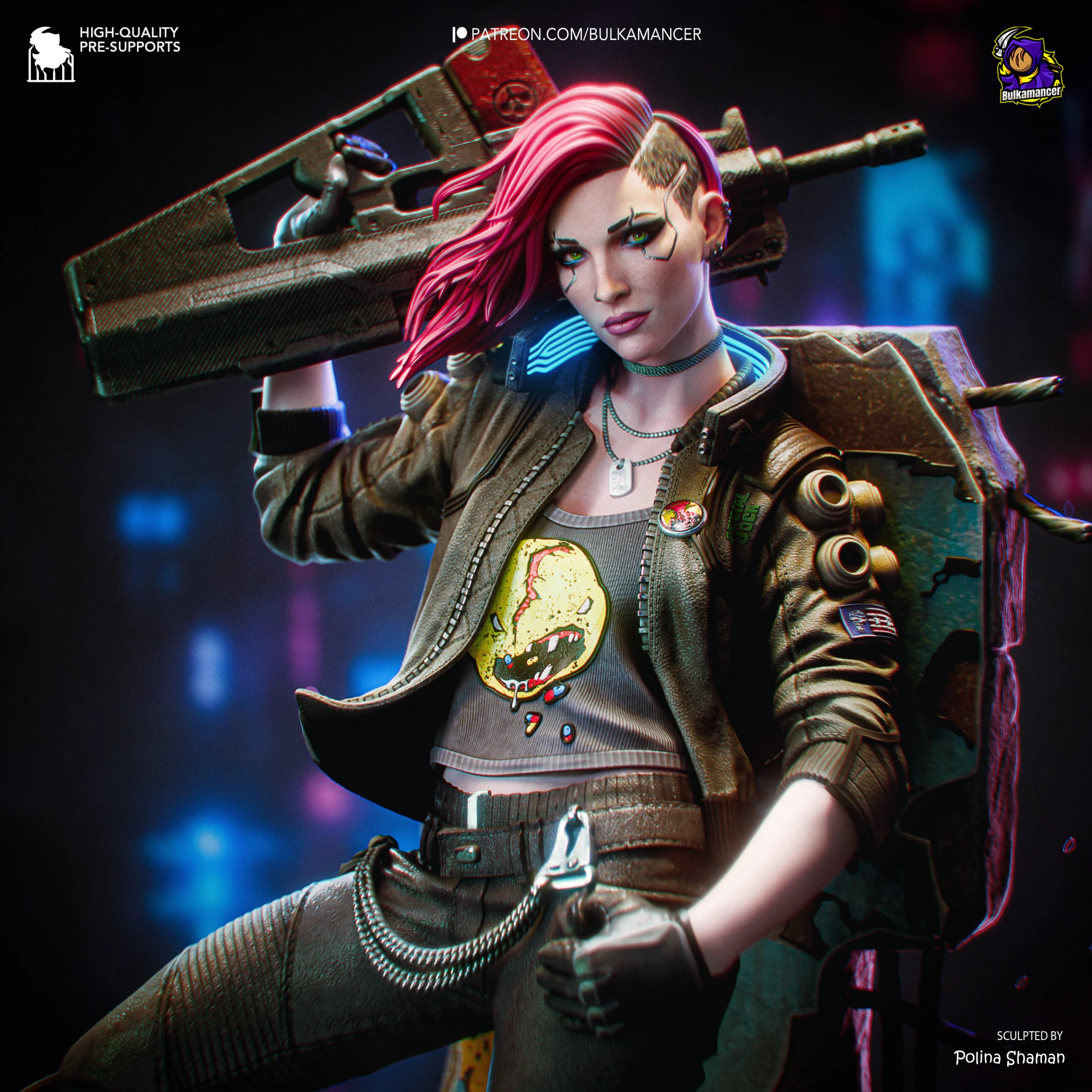 Cyberpunk 2077 – Valerie Action Figure