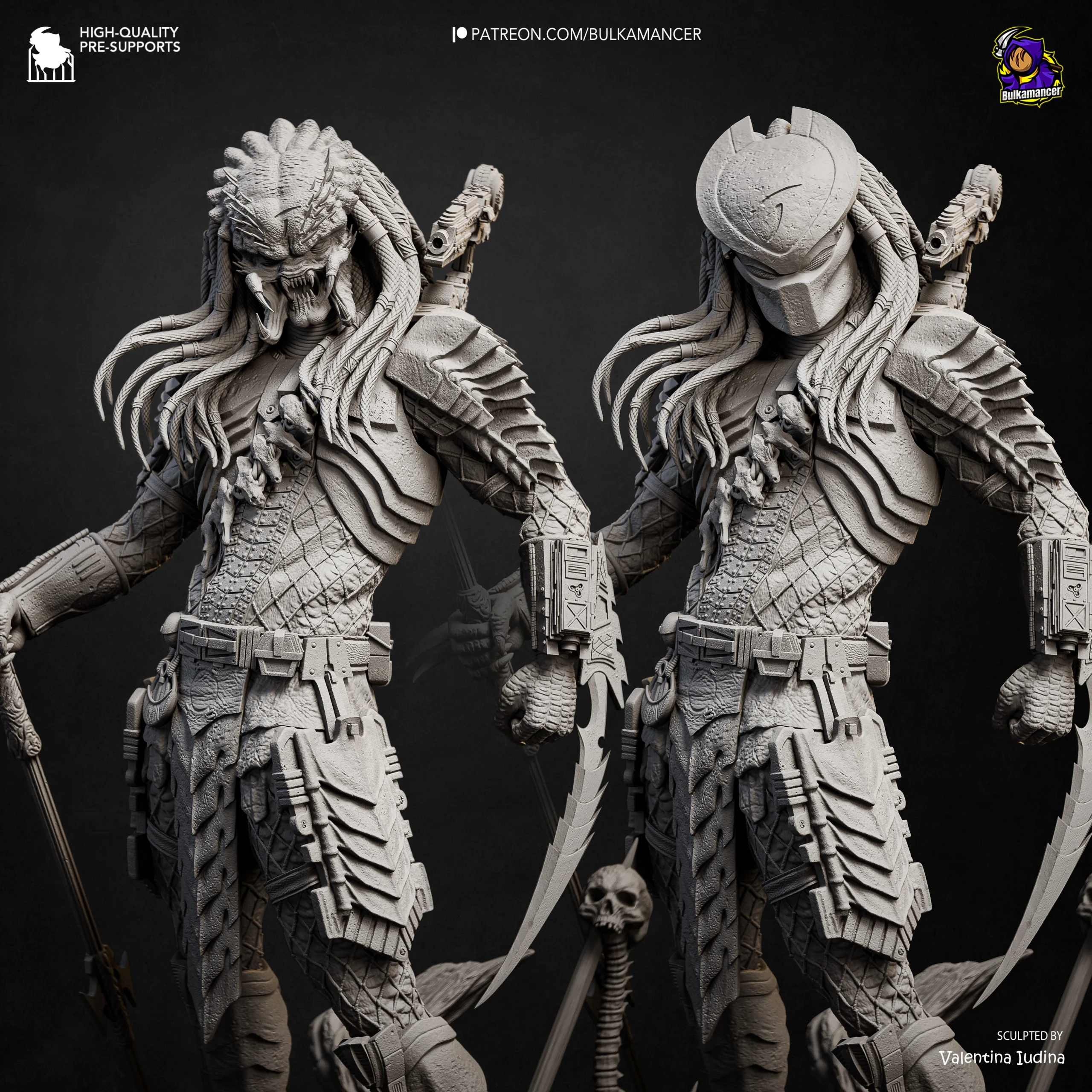 Predator Statue