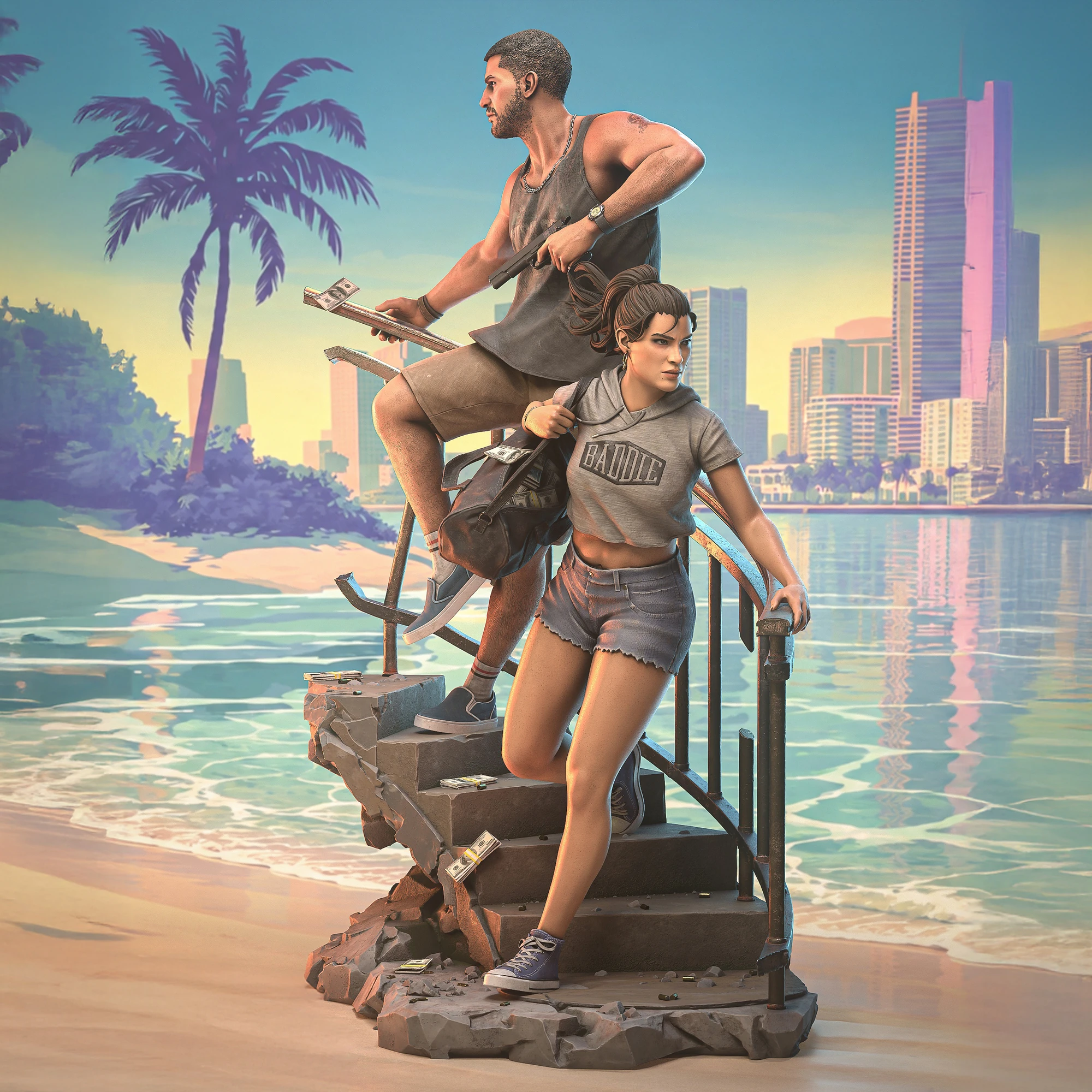 Grand Theft Auto VI – Jason and Lucia Diorama