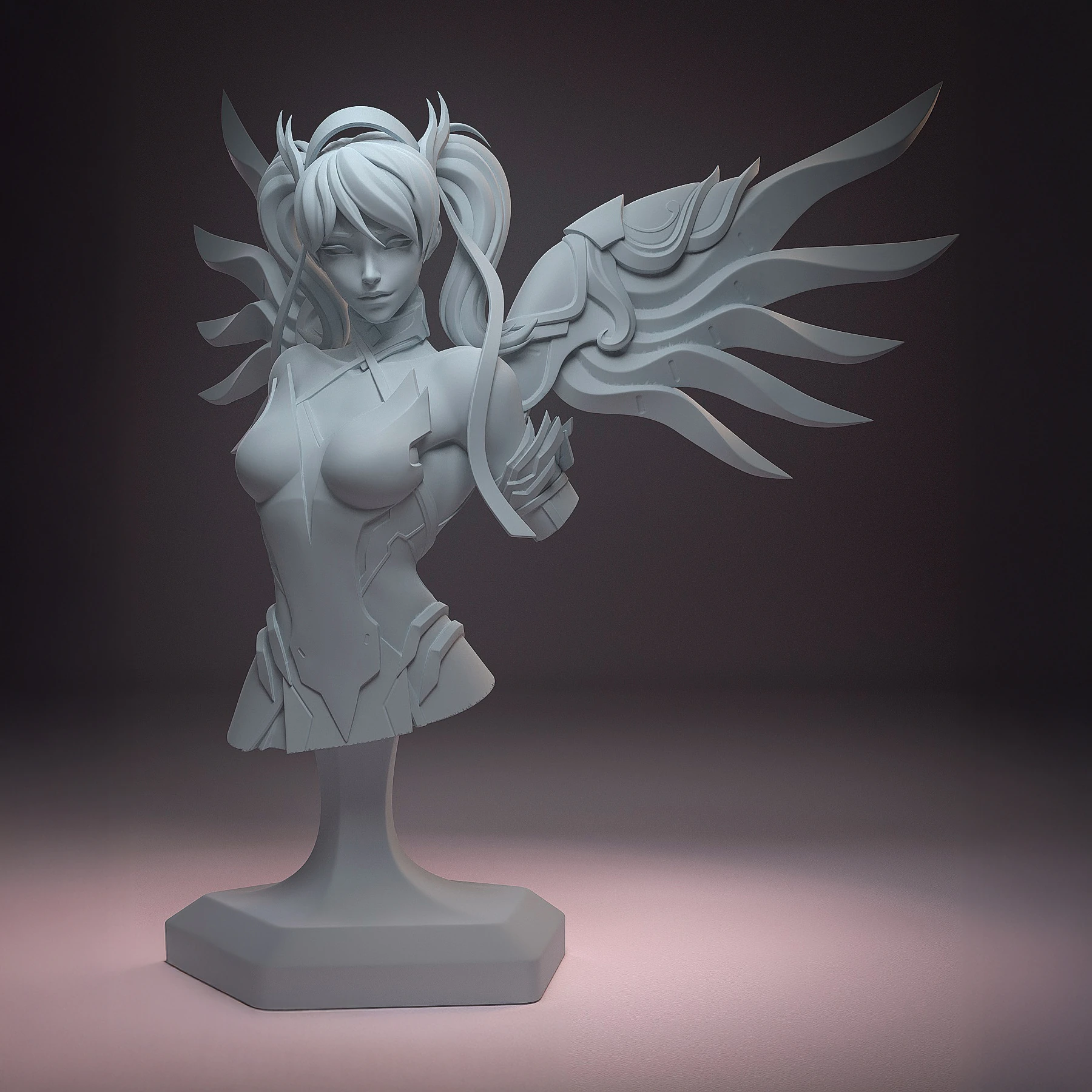 Overwatch – Pink Mercy Statue