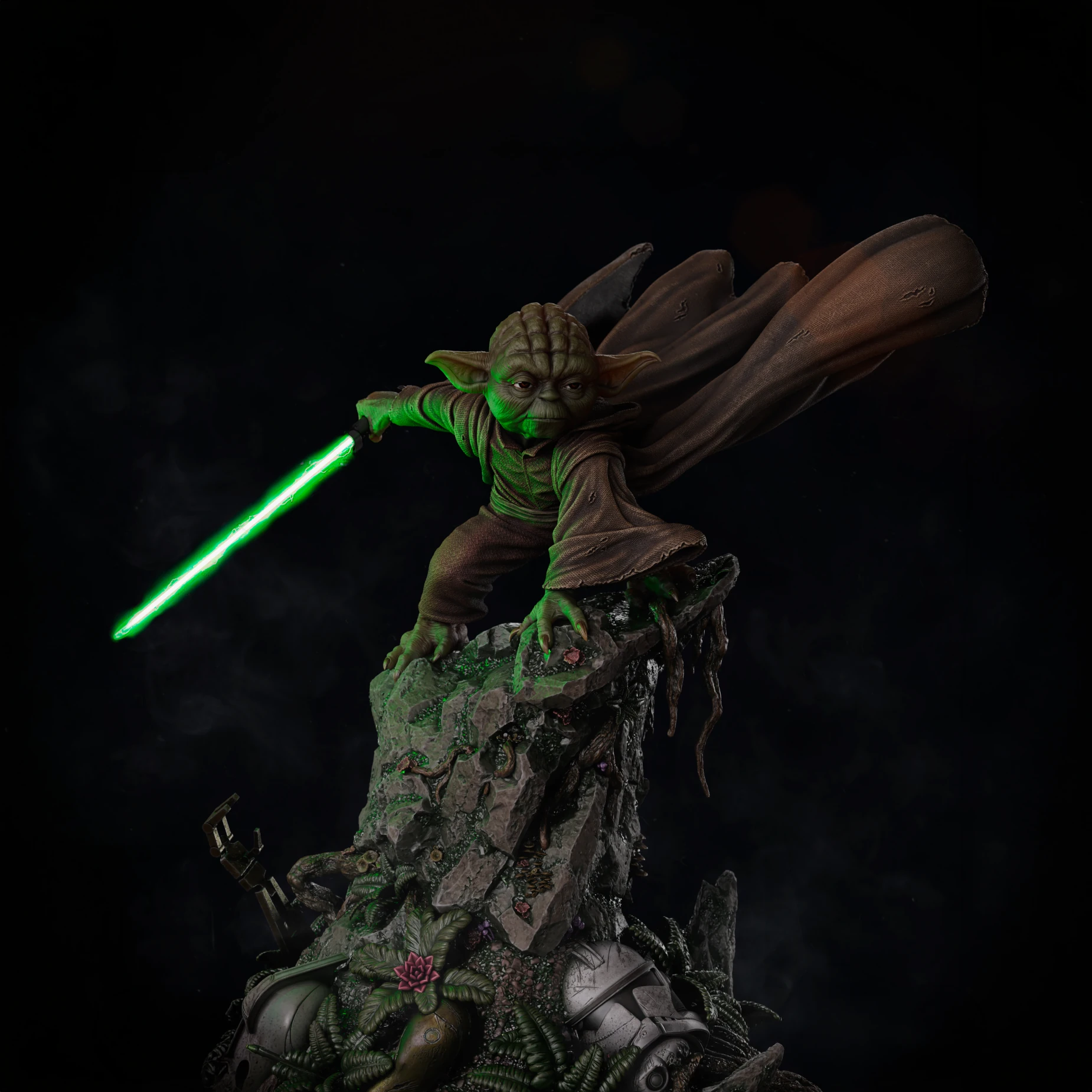 Master Yoda Battle of Kashyyyk Action Figure