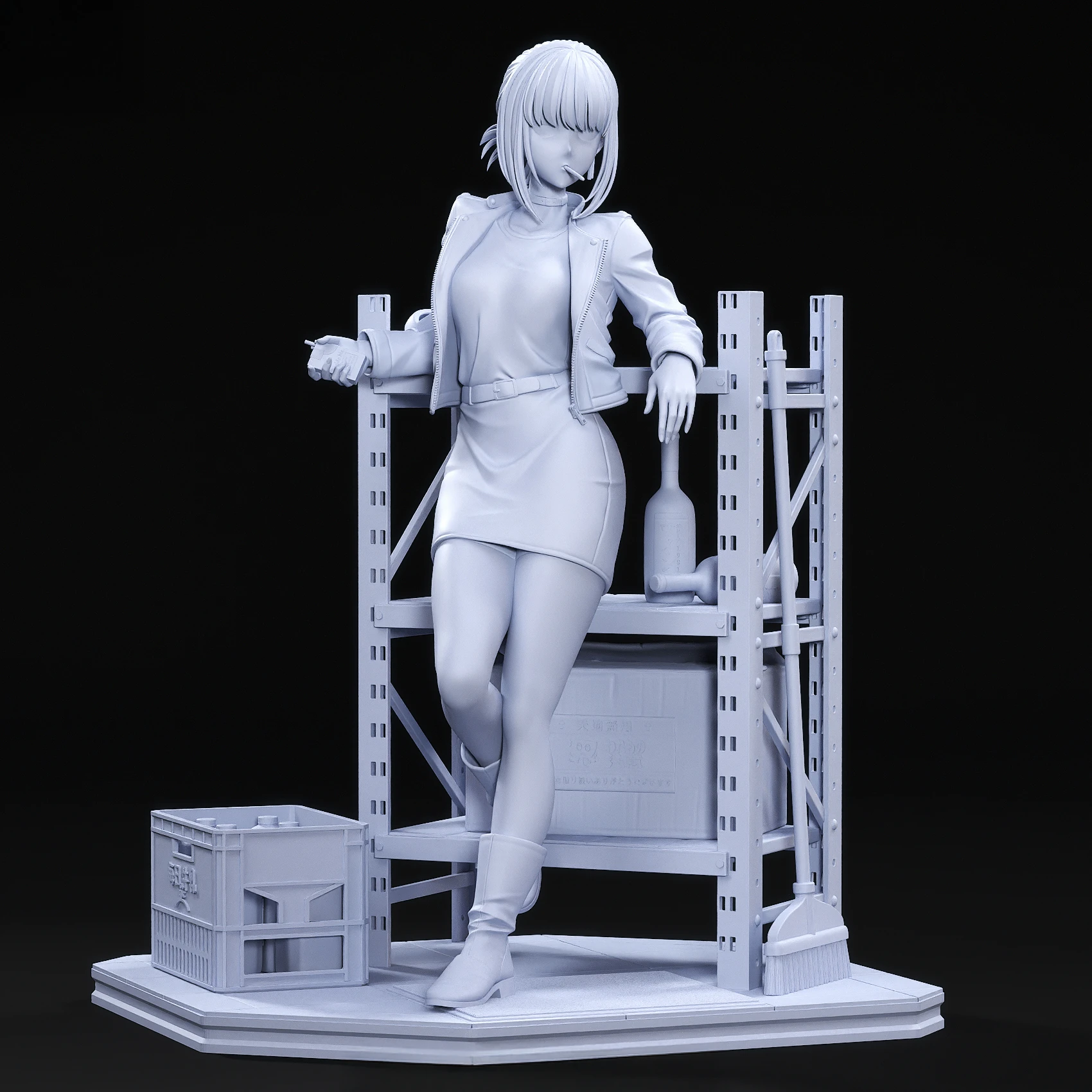 Smoking Behind the Supermarket with You – Tayama Action Figure