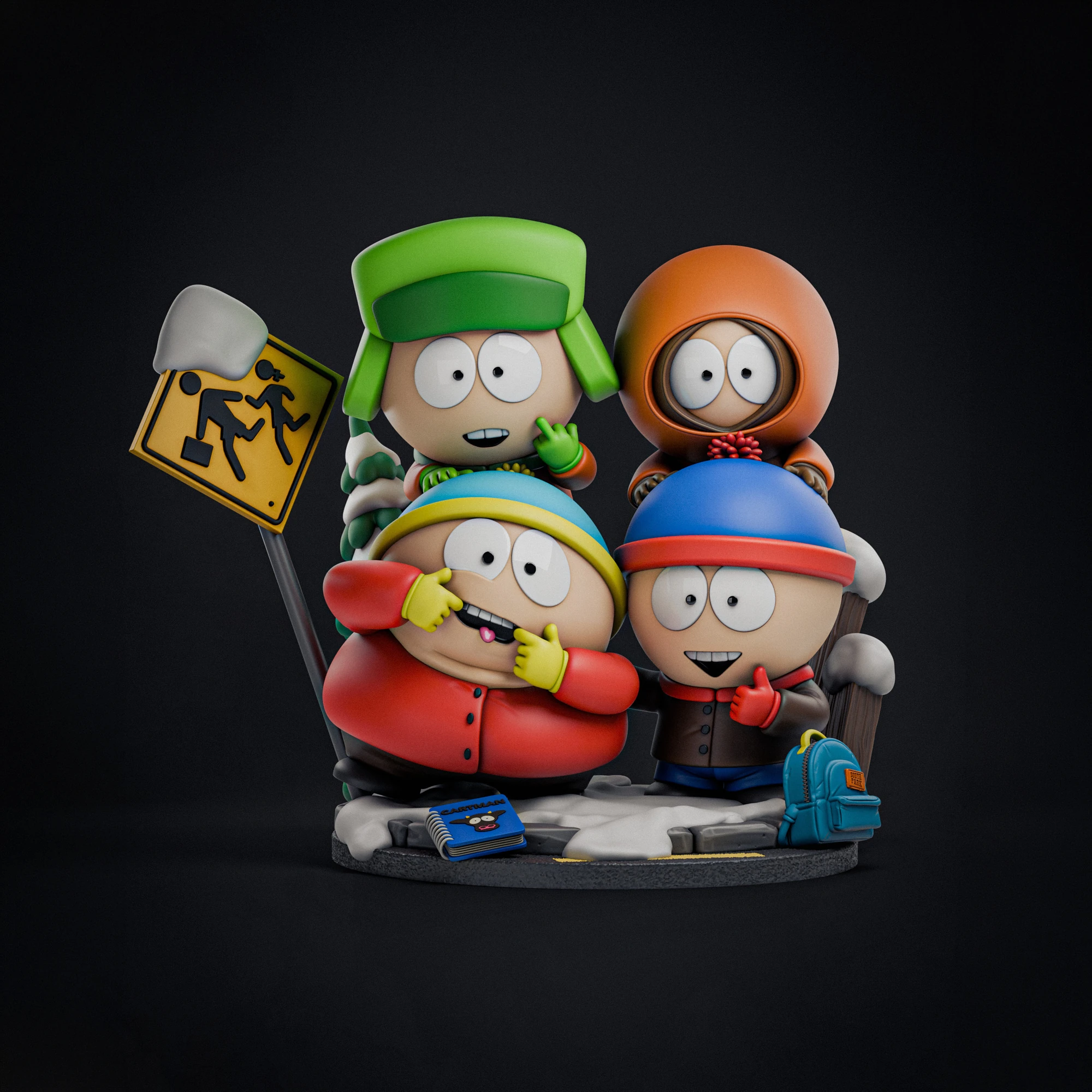 South Park – Stan, Kyle, Cartman and Kenny Action Figure