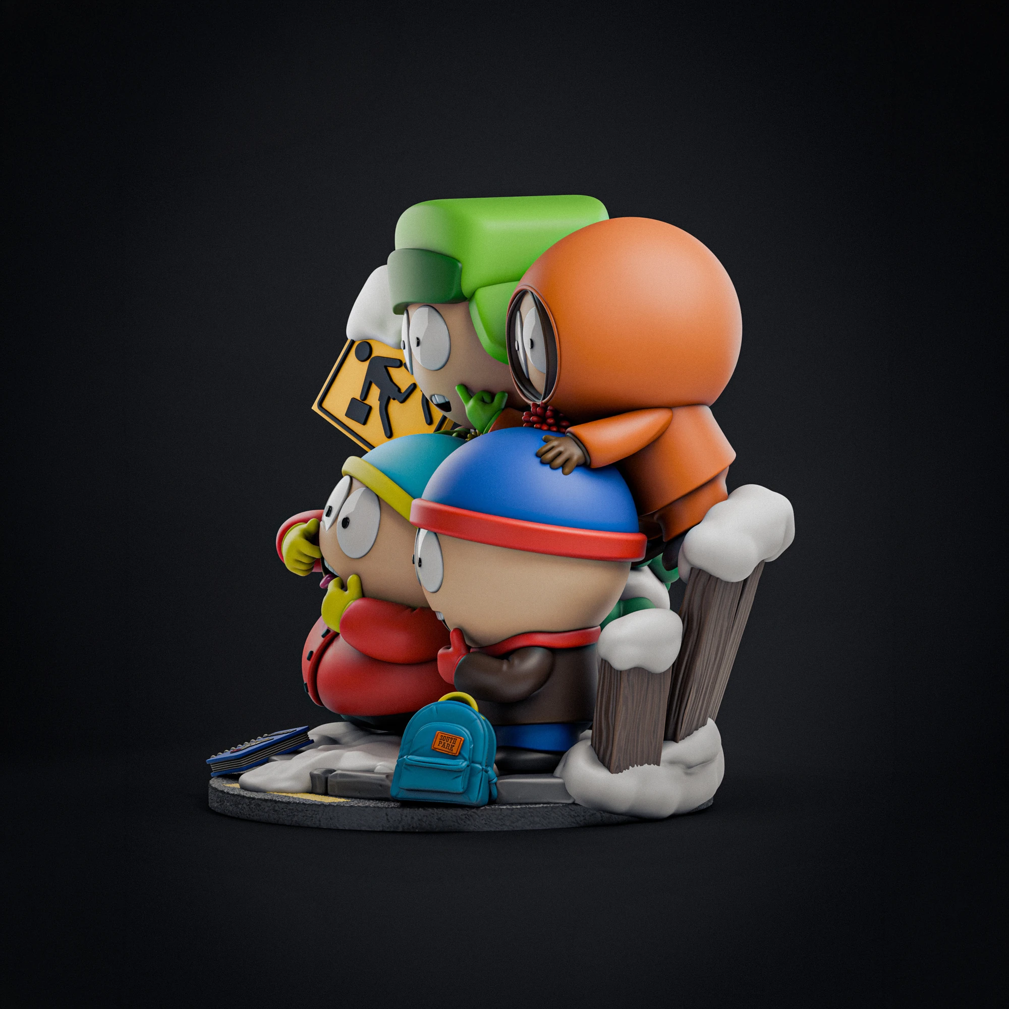 South Park – Stan, Kyle, Cartman and Kenny Action Figure